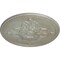 Ekena Millwork Milton Ceiling Medallion (Fits Canopies up to 7 7/8"), Hand-Painted Flash Gold, 40 5/8"OD x 1 3/4"P CM40MIFLS - alternate 3